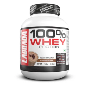 Labrada 100% Whey Protein - 1.81 Kg (3.9 Lb), Chocolate