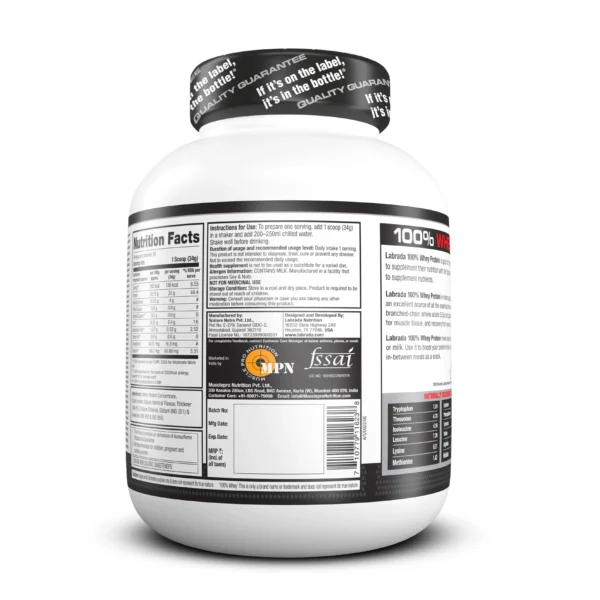 Labrada Whey Protein 4.4 lbs (2 kg, Chocolate)