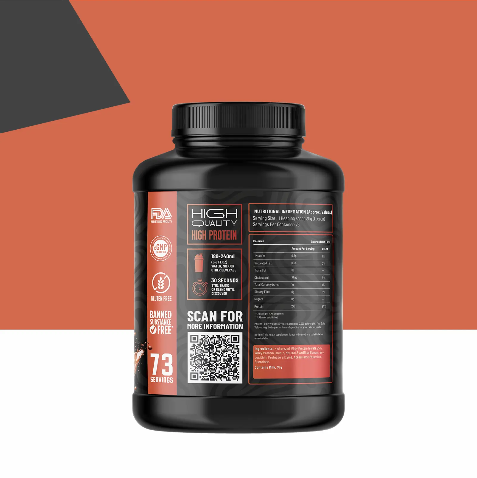 RFN WHEY ISOLATE 5lbs ( coffee )